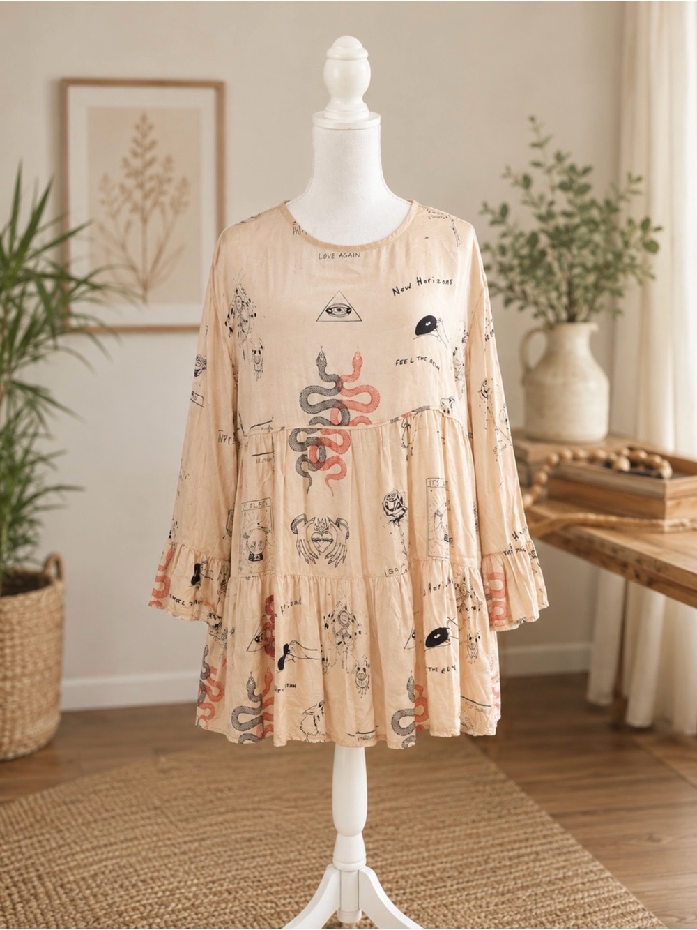 FP ONE Teaspoon Babydoll Dress Sz Sm